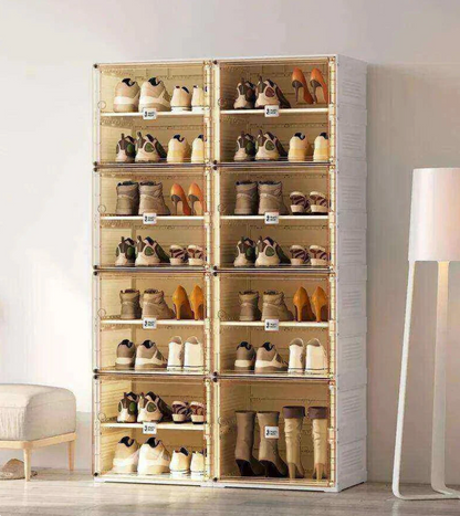 Smartd Foldable Shoe Rack Shelf - 8 Layer |🔥 BUY 1 GET 1 FREE🔥