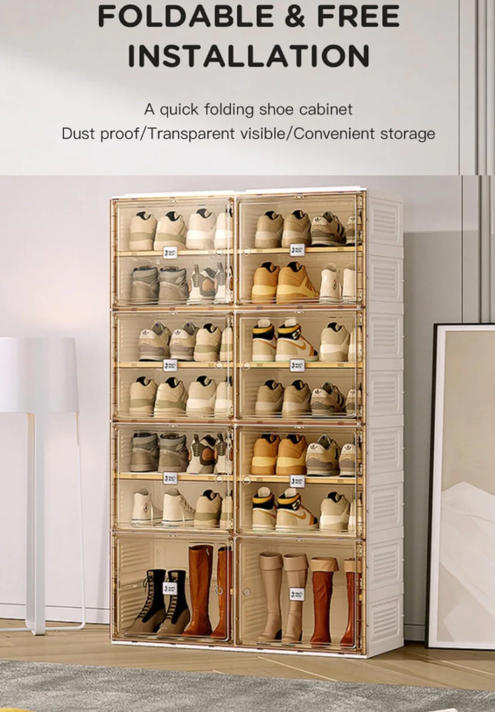 Smartd Foldable Shoe Rack Shelf - 8 Layer |🔥 BUY 1 GET 1 FREE🔥